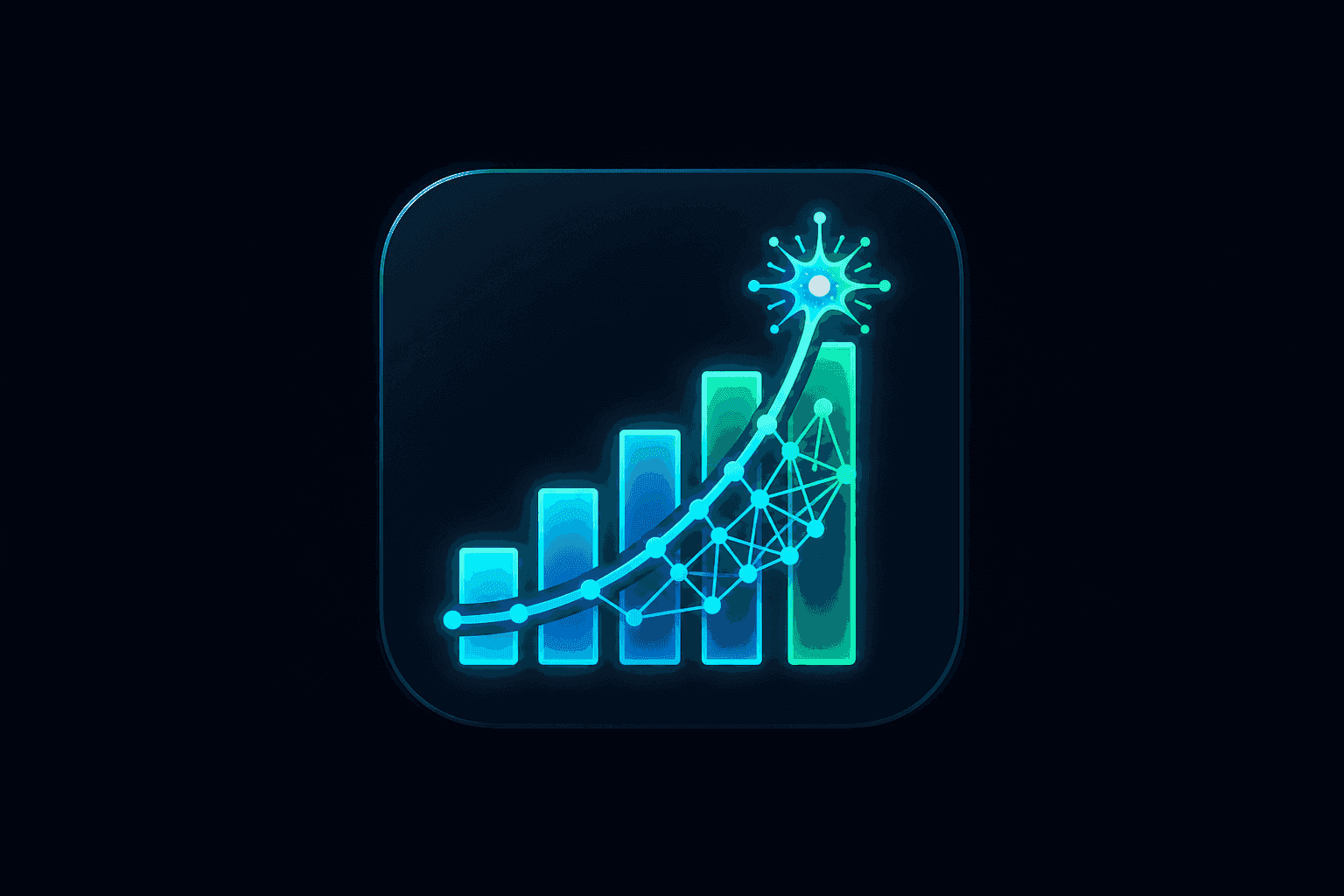 Smart Metrics AI dashboard preview showing KPI cards, trend charts and Monte Carlo simulation